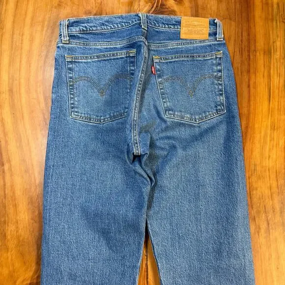 Levi's Wedgie Straight Jeans Women's 29 x 25.5 LVC Premium Stretch Denim E4-17 - Picture 8 of 8